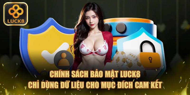 Chính sách bảo mật LUCK8 chỉ dùng dữ liệu cho mục đích cam kết